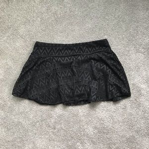 Black Bikini Skirt